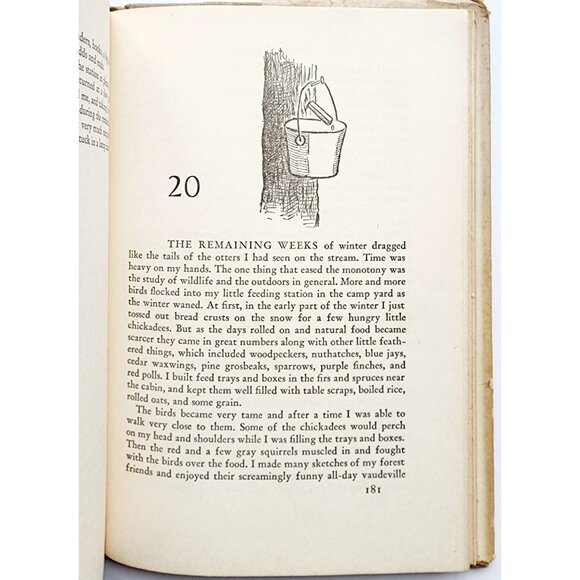 1952 Nature I Loved Bill Geagan Signed Illustrated Maine Woods 1st HC DJ E60 - Picture 7 of 9